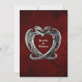 Gothic halloween bruiloft met uitzondering van de aankondiging (Achterkant)