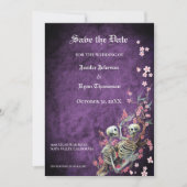 Gothic halloween bruiloft met uitzondering van de  aankondiging (Voorkant)