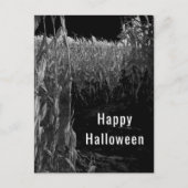 Gothic Halloween Corn Maze Feestdagenkaart (Voorkant)