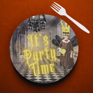 Gothic Halloween Costume Party Papieren Bordje