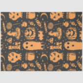 Gothic Halloween Decoupage efemere Weefselpapier Tissuepapier (Voorkant)