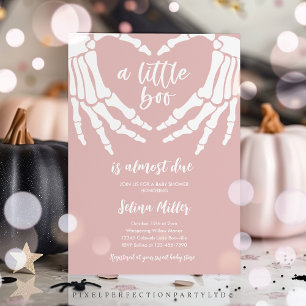 Gothic Halloween een a Little Due Boo Baby shower Kaart