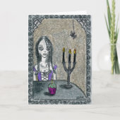 Gothic Halloween Kaart (Voorkant)