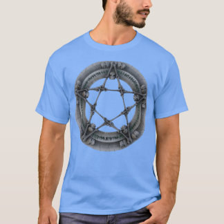 Gothic Halloween Pentagram Happy Halloween T-shirt