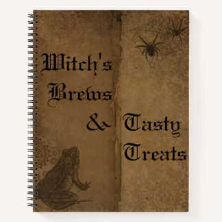 Gothic Halloween Recipe-laptop Notitieboek