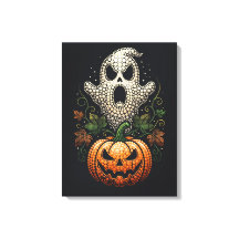 Gothic Halloween Schedel Pompoen