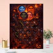 Gothic Halloween snakes and ladders mystical wall  (Mariage)