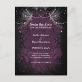 Gothic Halloween trouwkaart Aankondigingskaart (Voorkant)