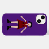 Gothic Halloween Vampire Lady Case-Mate iPhone Case (Achterkant (horizontaal))