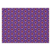 Gothic Halloween Vampire Lady Patterned Tafelkleed (Voorkant (Horizontaal))