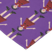 Gothic Halloween Vampire Lady Patterned Tafelkleed (Gekanteld)