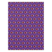 Gothic Halloween Vampire Lady Patterned Tafelkleed (Voorkant)