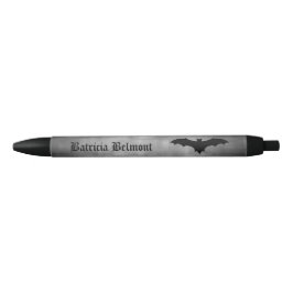 Gothic Halloween vleermuis grungy Zwarte Inkt Pen
