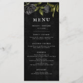 Gothic Halloween Wedding Menu (Voorkant)
