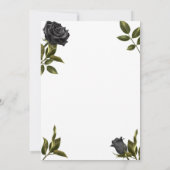 Gothic Halloween Wedding Save the Date (Achterkant)