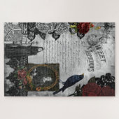  Gothic Halloween weduwe Ephemera Legpuzzel (Horizontaal)