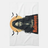 Gothic Halloween Witch Theedoek (Verticaal)