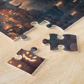 Gothic Haunted Castle Halloween Puzzle – Witches (Côté)