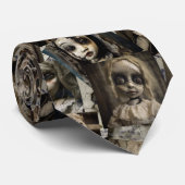 Gothic Haunted Doll Mannen Stropdas | 80s Horror (Opgerold)