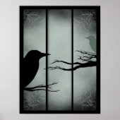 Gothic Haunted Forest - Omgekeerd Poster (Voorkant)