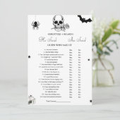 Gothic He dit qu'elle a dit carte de jeu de douche (Debout devant)