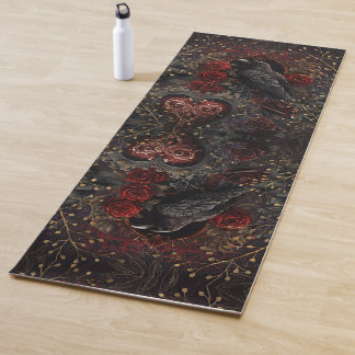 Gothic Heart Dark Beauty Romance Yogamat