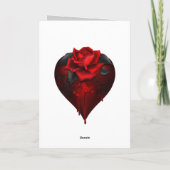 Gothic Heart Kaart (Achterkant)