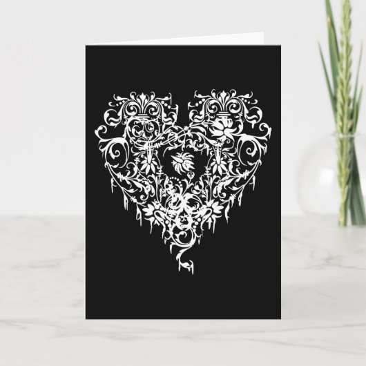 Gothic Heart Kaart (Voorkant)