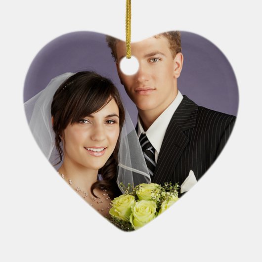 Gothic Heart Keepomwille Wedding Ornament (Achterkant)