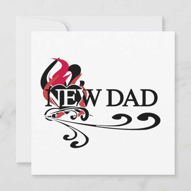 Gothic Heart New Dad T-shirts en cadeautjes (Voorkant)
