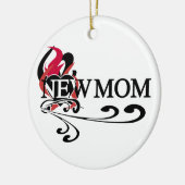 Gothic Heart New Ma T-shirts en cadeautjes Keramisch Ornament (Links)