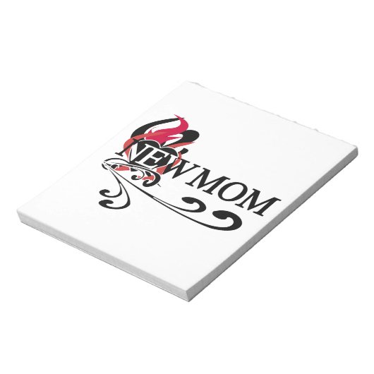 Gothic Heart New Ma T-shirts en cadeautjes Notitieblok (Gedraaid)