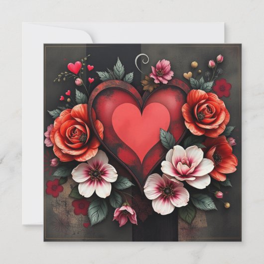 Gothic Heart Note Kaart (Voorkant)
