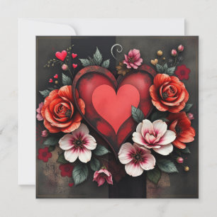 Gothic Heart Note Kaart