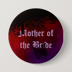 Gothic Heart Ronde Button 7,6 Cm