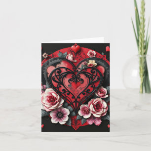 Gothic Heart Valentijnse Kaart