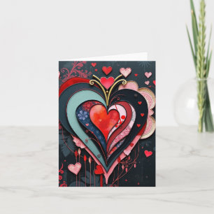 Gothic Heart Valentijnse Kaart