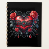 Gothic Heart Valentine Planner (Devant)