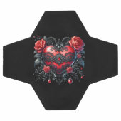 Gothic Heart Valentine Soccer Ball (Plat)