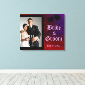 Gothic Heart Wedding Keepomwille Canvas Afdruk (Insitu (Houten vloer))
