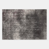 Gothic Heart Wrapping Paper Sheets (Voorkant 3)