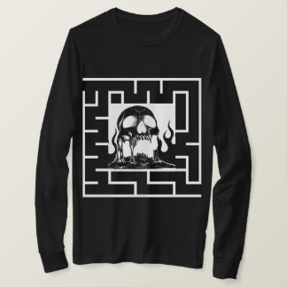 Gothic Hel Schedel Doolhof T-shirt