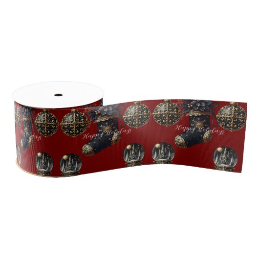 Gothic Holidays Ribbon Grosgrain Lint (Spoel)