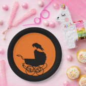 Gothic-Horror-Baby shower Papieren Bordje (Feest)