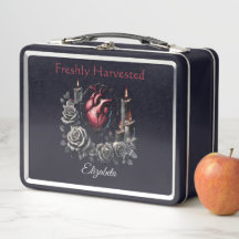 Gothic Horror Hart Met Kaarsen Gepersonaliseerd