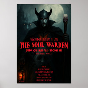 Gothic Horror Poster Zielbewaker Muurkunst Poster