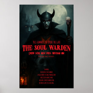 Gothic Horror Poster Zielbewaker Muurkunst Poster
