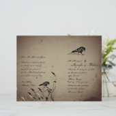  Gothic House Wedding Programme (Staand voorkant)