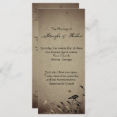 Gothic House Wedding Programme Programma (Voorkant / Achterkant)