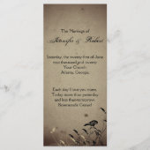 Gothic House Wedding Programme Programma (Voorkant)